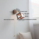 Ljojo LED Wall Sconce Walnut Wood Rotate Stair Light Fixture Nordic Modern Style