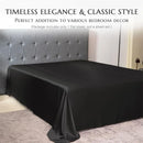 Ljojo 100% Mulberry Silk Flat Bed Sheet - Solid Color Options