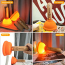 Ljojo LED Plunger Night Light: Dimming, Tricky Silicone Toy for Children's Bedroom