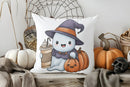 Cute Ghost Reading Book Cushion Cover for Sofa Bedroom Car by Ljojo