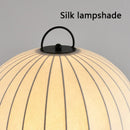 Wabi Sabi Style Japanese Silk Floor Lamp for Living Room by Ljojo