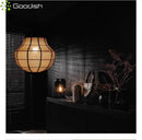 Japanese Retro Wabi-sabi Pendant Lights Art Lantern Fabric Lamp by Ljojo