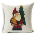 Christmas Santa Claus Pillowcase: Ljojo Linen Decoration for Car Sofa 45cm * 45cm