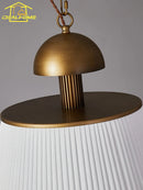 French Medieval Pendant Lights LED E27 Fabric Art Decorative Hanging Lamp for Kitchen Bedroom Study by Ljojo.