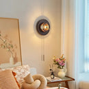 Modern Industrial LED Circle Wall Lamp for Home Decor by Ljojo
