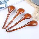 Ljojo Long Handle Wooden Ramen Spoon 3PCS Set