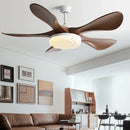 Ljojo 48-Inch Ceiling Fan with Remote Control and LED Light, Strong Winds, Mute Operation