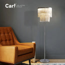 Ljojo Luxe Tassel Floor Lamp: Modern Art Light for Living Room & Bedroom