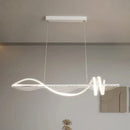 Ljojo Restaurant Pendant Light Modern Creative Long Strip Lamp Bedroom Dining Bar Lighting