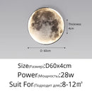 Modern LED Moon Wall Lamp for Bedroom Decor - Ljojo