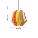 Bamboo Japanese LED Pendant Light | Minimalist Wooden Chandelier by Ljojo