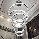 Ljojo Luxury Crystal Chandelier | Modern Stair Pendant Lamp for Home Decoration & Indoor Lighting