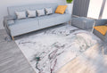 Ljojo Marble Texture Printed Carpet for Home Living Room and Bedroom Decoration