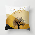 Golden Tree Forest Pillow Case by Ljojo: Car/Home Sofa Bed Decor, 45x45cm Decorative Cushion Cover