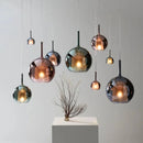 Nordic LED Glass Bubble Chandelier - Minimalist Room Decor by Ljojo