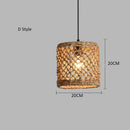 Bamboo Woven Pendant Lamp: Rattan Zen Tea House Lantern by Ljojo