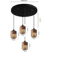 Nordic Wood Grain Color Led Pendant Lamp Modern Glass Pendant Lamp by Ljojo