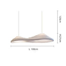 Wabi-sabi Resin Hanging Chandelier Lamp Modern Irregular Pendant Light by Ljojo
