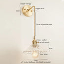 Ljojo Minimalist LED Wall Lamp with Pull Chain Switch