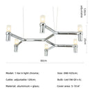 Nordic LED Pendant Light Fixture for Living Room | Ljojo Elegant Chandelier for Home Decor