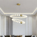 Modern LED Chandelier for Living Room Nordic Dining Room Pendant Lamps by Ljojo