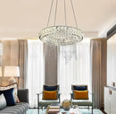 Dimmable LED Chandeliers Modern Crystal Smart Lighting For Dining room Kitchen Living room Lamp Chandelier by Ljojo