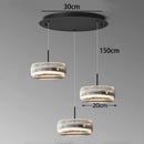 Nordic Glass LED Pendant Light for Living Dining Room Kitchen Chandelier by Ljojo