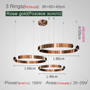 Nordic Designer Pendant Light: Round LED Chandelier for Dining Room by Ljojo