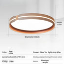 Ljojo 20" Smart Dimmable LED Ceiling Light for Bright Living Room