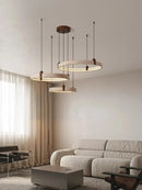 Wabi Sabi Stone Pendant Chandelier for Home Decor by Ljojo