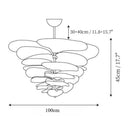 Lotus Leaf LED Ceiling Chandelier - Modern Dinning Lighting Fixtures by Ljojo