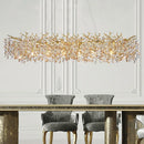 Luxury Gold Crystal Chandelier Pendant Lamp for Living Dining Bedroom - Ljojo