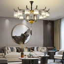 Ljojo Luxury Crystal Chandelier for Modern Chinese Living Room