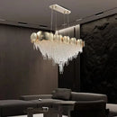 Italian K9 Crystal Pendant Lights Luxury Gold Chandelier for Bedroom Living Dining Room - Ljojo