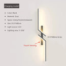 Ljojo LED Wall Lamp USB Charging Modern Indoor Lighting Fixture for Living Room Bedroom