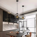 Nordic Glass Chandelier Pendant Light Modern Minimalist Hanging Lighting by Ljojo