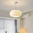 Cream Wind Bedroom Pendant Lamp Modern Minimalist Feather Ceiling Light by Ljojo.