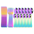 Ljojo 24pc Stainless Steel Dinnerware Cutlery Set in Gift Box