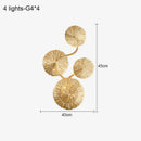Lotus Leaf Wall Lamp  Modern Bedroom Sconce Light by Ljojo