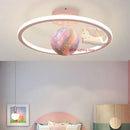 Cartoon Unicorn Astronaut Pendant Light for Children's Room by Ljojo