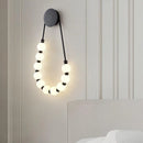 Ljojo Acrylic Ball Necklace Wall Lamp - Stylish Sonce Light for Modern Home Decor
