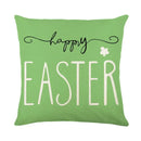 Easter Bunny Eggs Pillowcase 45x45cm Linen Pillow Covers, Ljojo Home Decor Brand