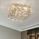 Ljojo Luxury Crystal Ceiling Lamp for Modern Living Room, Dining, Bedroom - LED Indoor Lighting