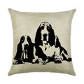 Ljojo Linen Pillowcase: Cartoon Digital Print Pattern for Office, Car, Home Sofa