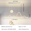 Ljojo Modern LED Pendant Lights for Restaurants Designer Series Decoration