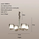 Nordic Glass Led Pendant Light Modern Chandelier by Ljojo for Home Decor.