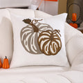 Embroidered Pumpkin Halloween Pillowcase by Ljojo - Cotton Throw Cushion Cover