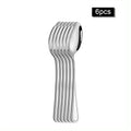 Ljojo 30-Piece Stainless Steel Cutlery Set - Ideal for Restaurants and Hotels