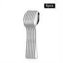 Ljojo 30-Piece Stainless Steel Cutlery Set - Ideal for Restaurants and Hotels