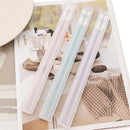 Ljojo Love Chopsticks Set: 5 Pairs Reusable Alloy Sushi Sticks with Non-Slip Grip